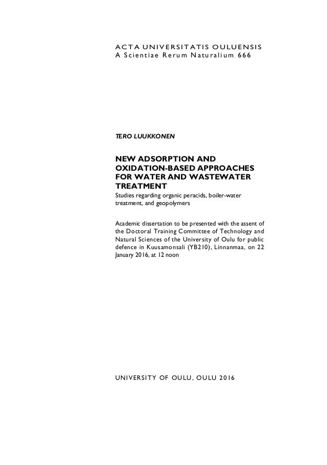 Phd thesis on environmental impact assessment